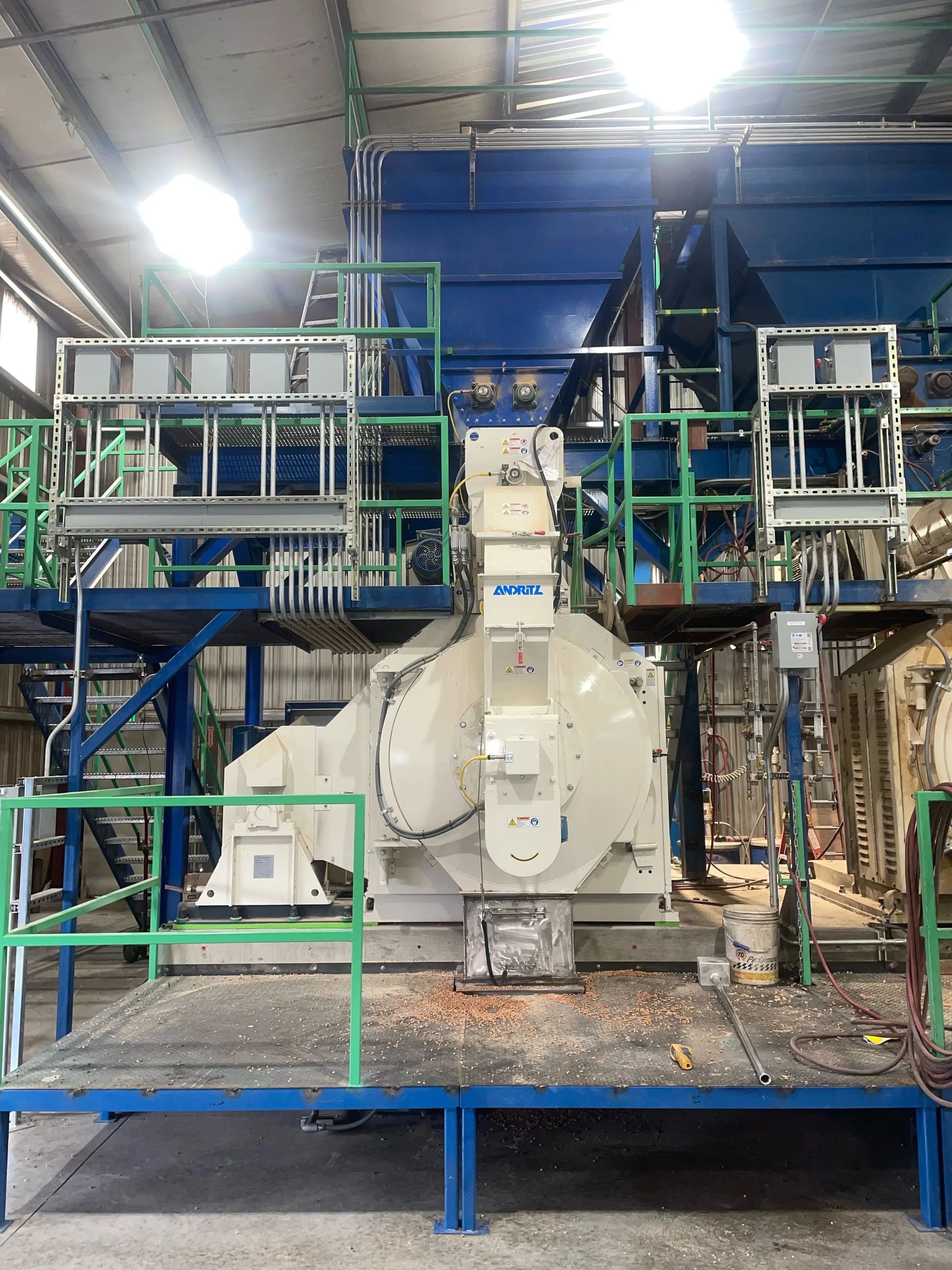 Frank Lumber pellet mill expansion, Mill City, photo 2